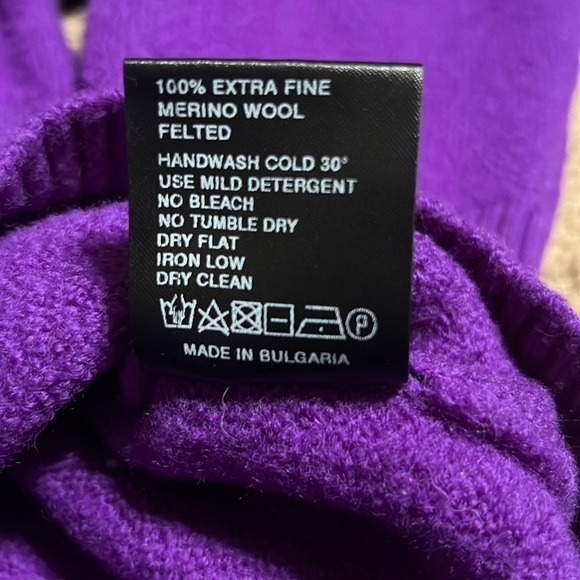 Christian Wijnants Wool Felted Pullover Sweater Orchid Purple Small - Picture 11 of 11